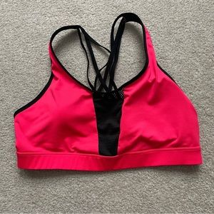 ⏫ Cross-backed Neon Sports Bra